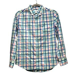 CCrewCuts J.Crew Boys 12 Button-Front Plaid Long Sleeve Shirt‎ Spring/Summer